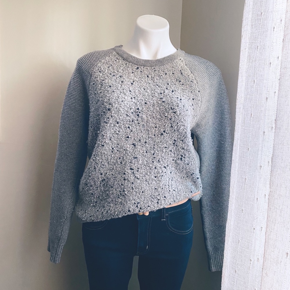 Madewell Gray Pullover Sweater M